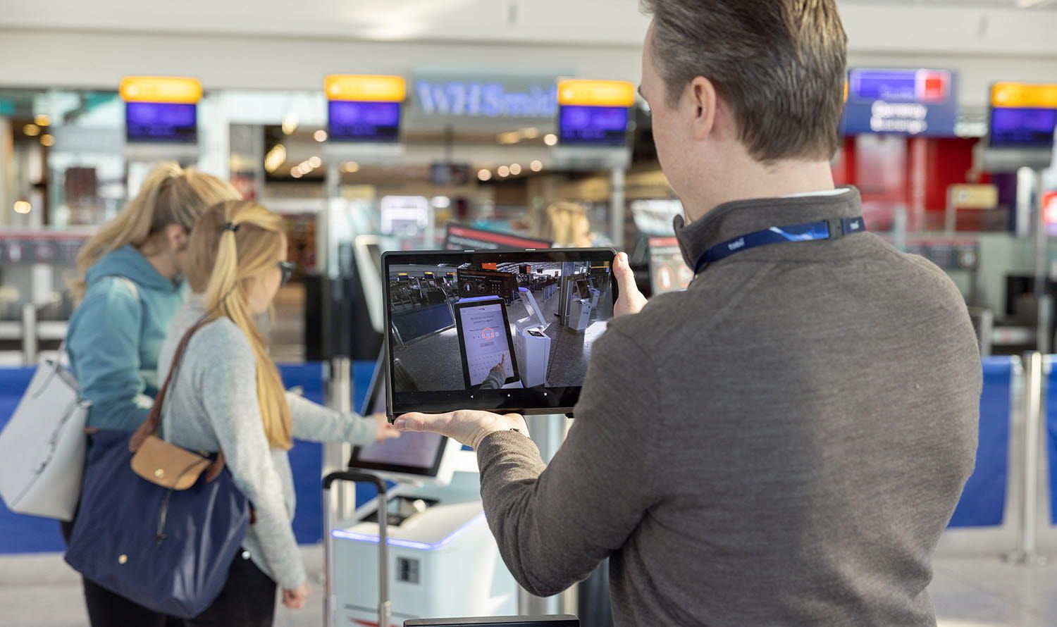 Tobii Pro Glasses 3 used at Heathrow airport