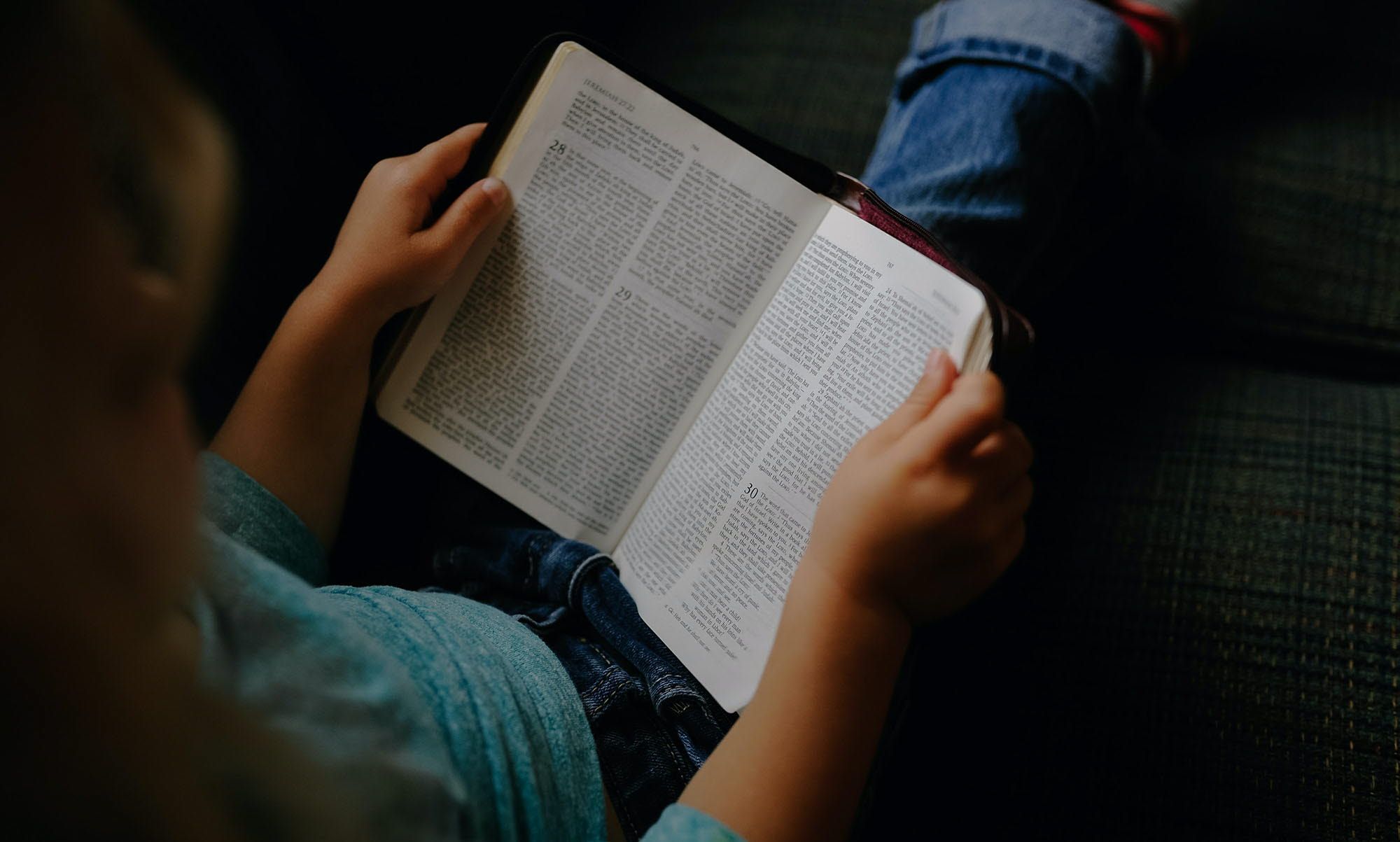 Dyslexia world day - child reading a book