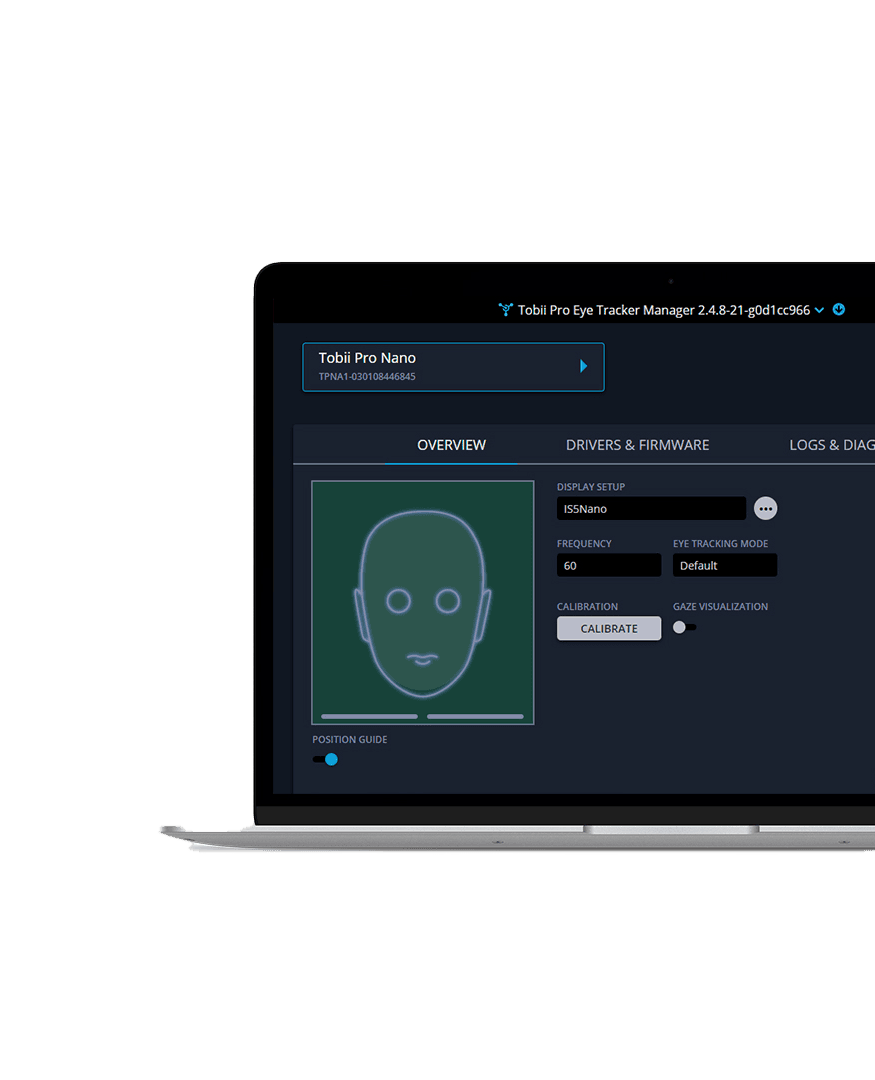 Tobii Eye Tracker manager