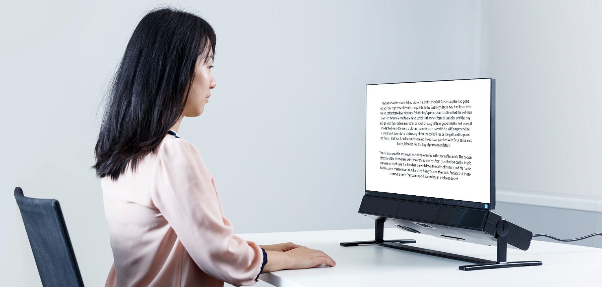 Tobii Pro Spectrum used for reading research